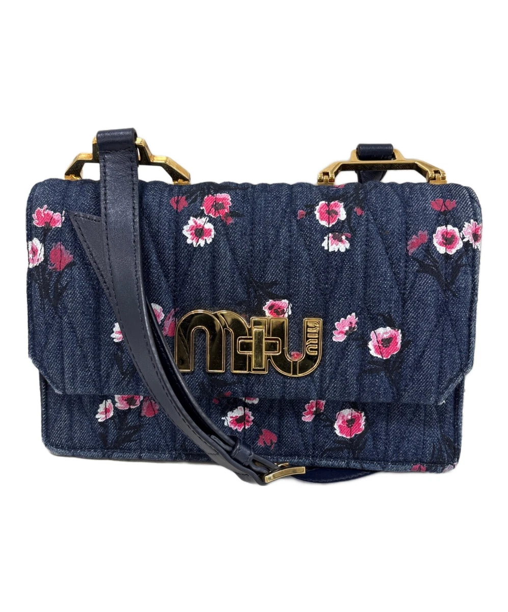 Miu Miu Shoulder Bag Denim Exterior Bags & Handbags for Women for