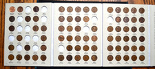 1909-1940 Lincoln Wheat Cent nearly Complete COLLECTION w/ 75 Coins New Folder