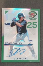 2025 Panini Prospect Edition - Dean Curley #148 Green Prizm Signatures (AU, RC)
