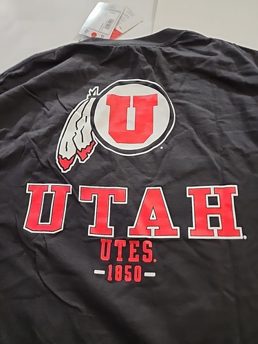 Camiseta gráfica Utah Utes Champion NCAA para hombre talla mediana negra - Imagen 6 de 6