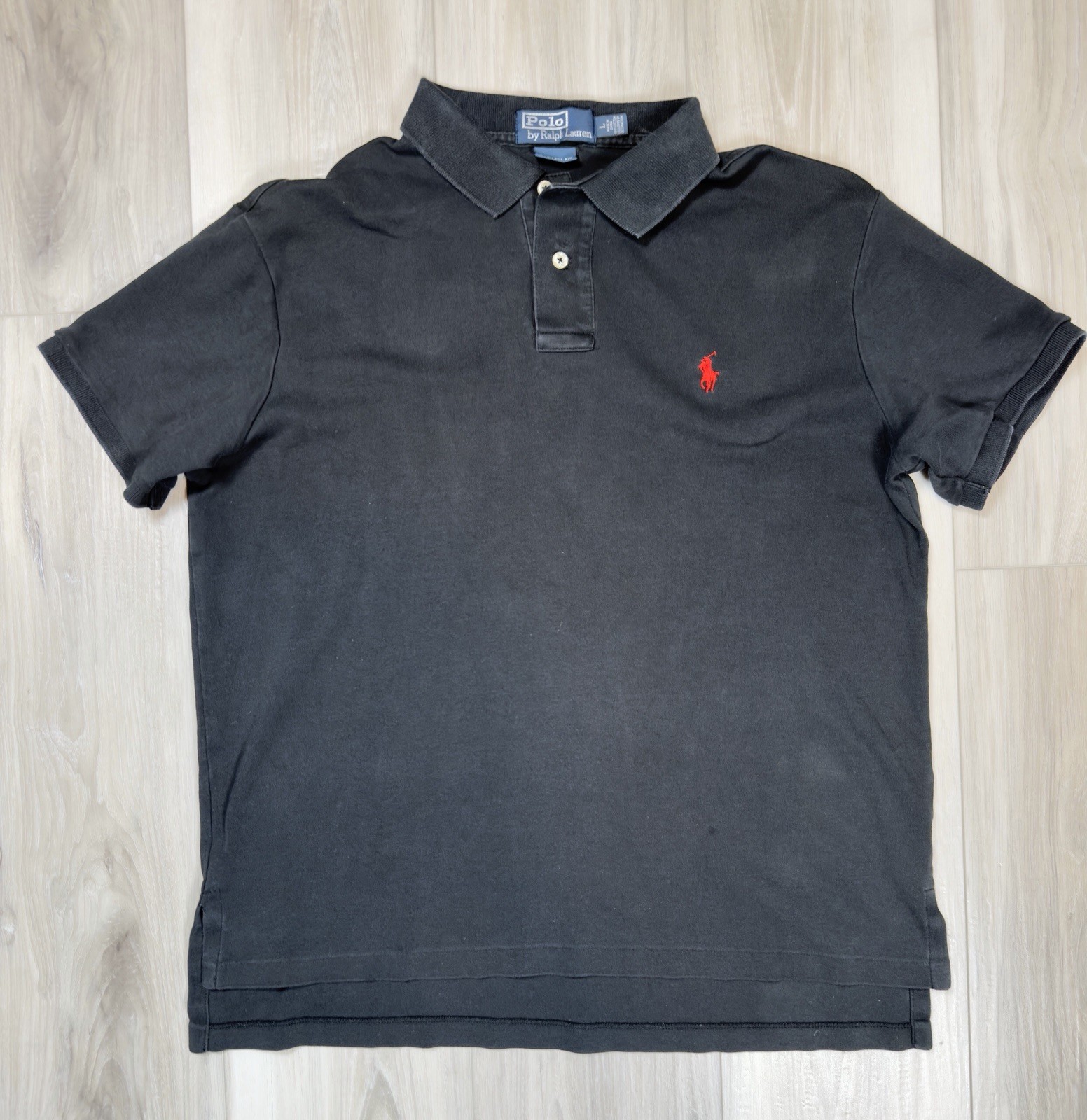 Vintage Y2K Polol Ralph Lauren Black & Red Polo