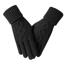 Tavaleu Womens Winter Gloves - Gloves for Women Cold Weather, Warm Touch Black
