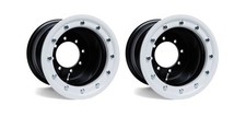 Ruedas traseras YFZ 450 YFZ 450R Beadlock 9x8 3+5 4/115 Alba Racing negro blanco