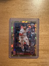 Connor Wong - 2025 Topps Chrome Logofractor Gold /50 Boston Red Sox RCO5