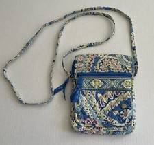 Vera Bradley Quilted Blue Green Yellow Crossbody Bag