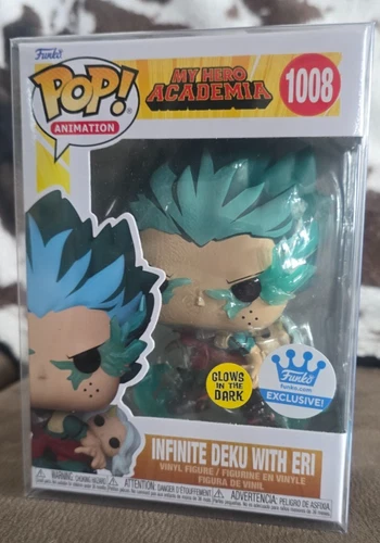Funko Pop My Hero Academia Infinite Deku with Eri #1008 GITD Funko Exclusive