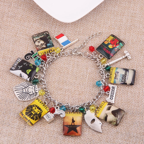  Classical Musicals Hamilton Bracelet Pendant Enamel Bracelet Fans Gifts 