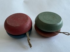 Vintage Champion Style 55 Return Top Wooden Yo-Yo  s Lot Of 2