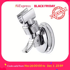 Adjustable Shower Head Holder - Strong Suction Cup Mount, No Drill Shower Arm Br