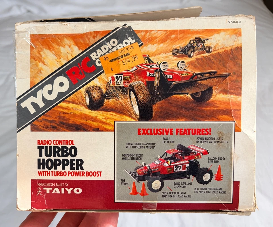 VINTAGE TYCO TAIYO TURBO HOPPER RC 027 DUNE BUGGY w/ BOX & INSERTS - Image 4 of 4