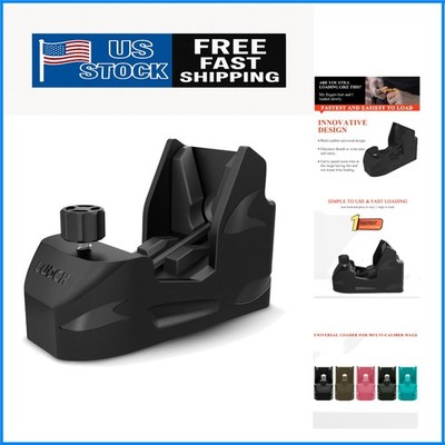 Compact Magazine Reloader for 9mm, .40S&W, .45ACP - Lightweight & Ergonomic