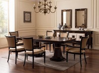 Esszimmer Set Esstisch 6X StüHle Sideboard Mit Spiegel Schwarz