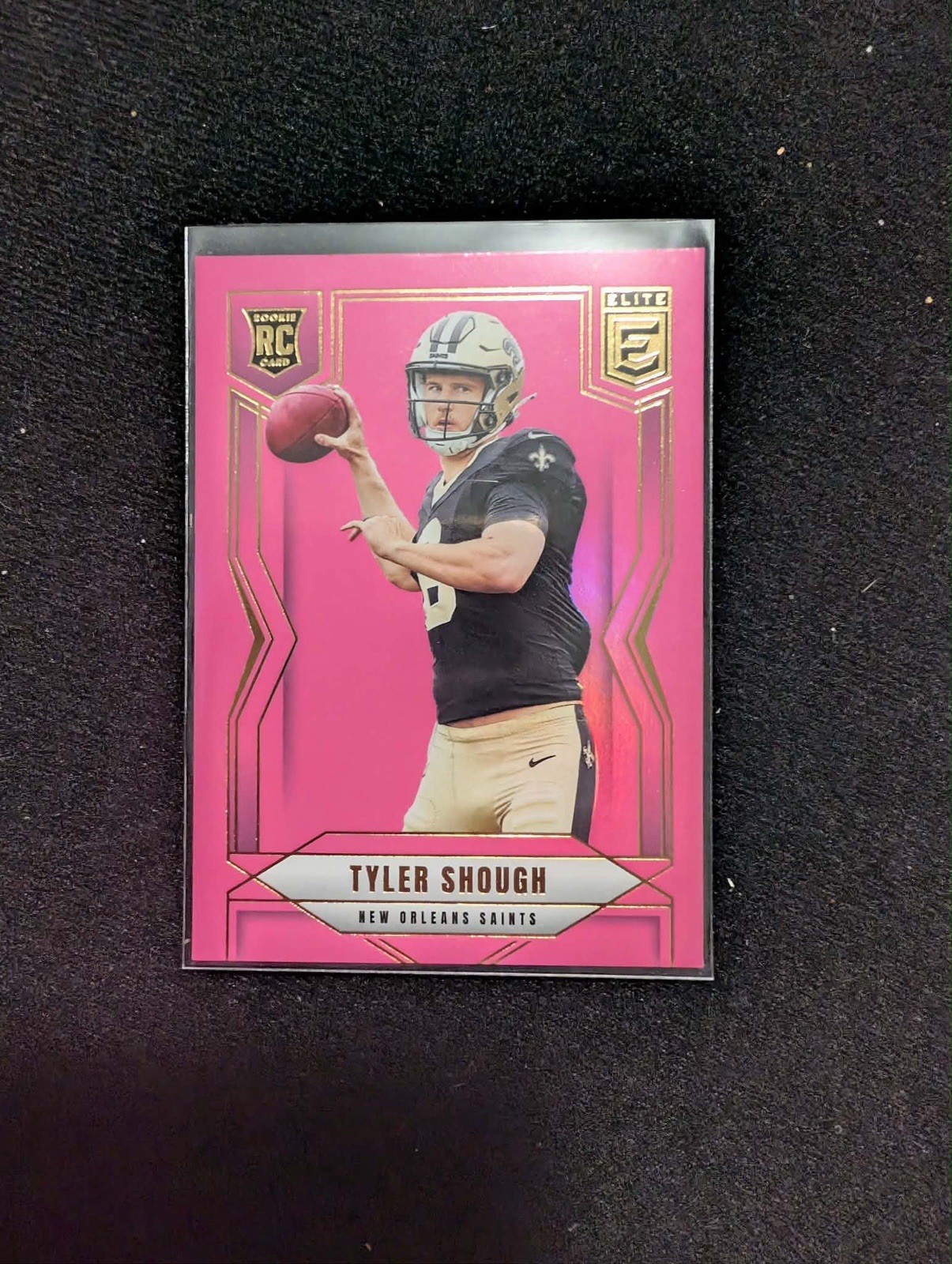 2025 Panini Donruss Elite - Rookies Tyler Shough #178 Pink Ink (RC)