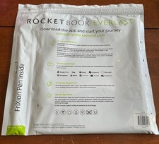 New Sealed---- Rocketbook Everlast Smart Notebook FriXion Pen