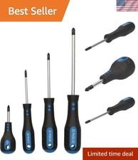 4-Piece JIS Screwdriver Set - Chrome Vanadium Steel for Japanese Standard Screws