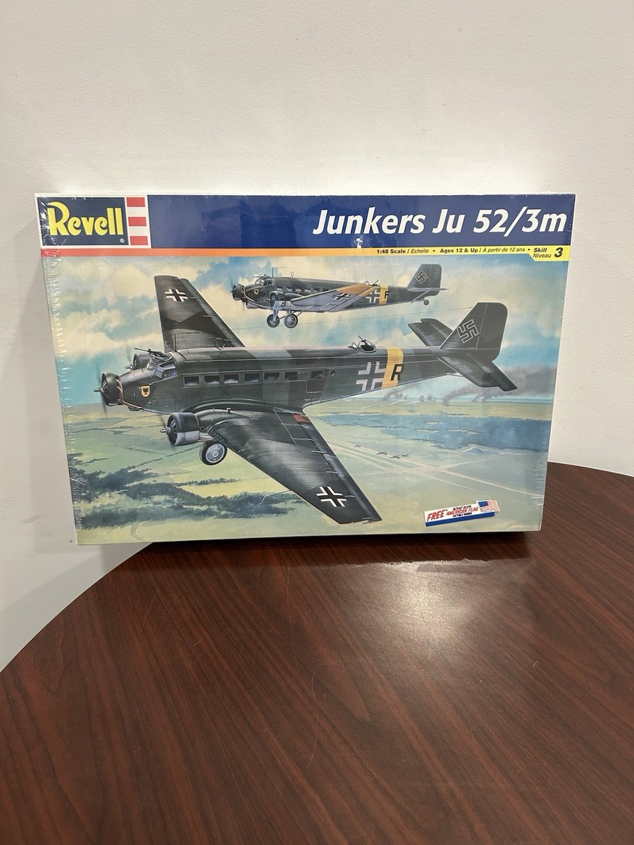 【新品・希少品】Revell Junkers Ju 52/3m Revell Junkers JU 52/3m 1:48 Scale Kit # 85-5612 FACTORY SEALED | eBay