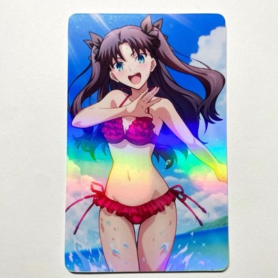 Fate/Stay Night Rin Tohsaka Sexy Doujin Waifu Girl Lewd Anime Art Goddess Card