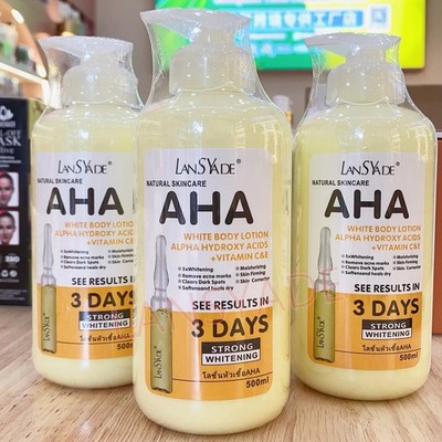 AHA Strong Brightening Body Cream Hydroxy Acid Vitamin C Whitening 500ml