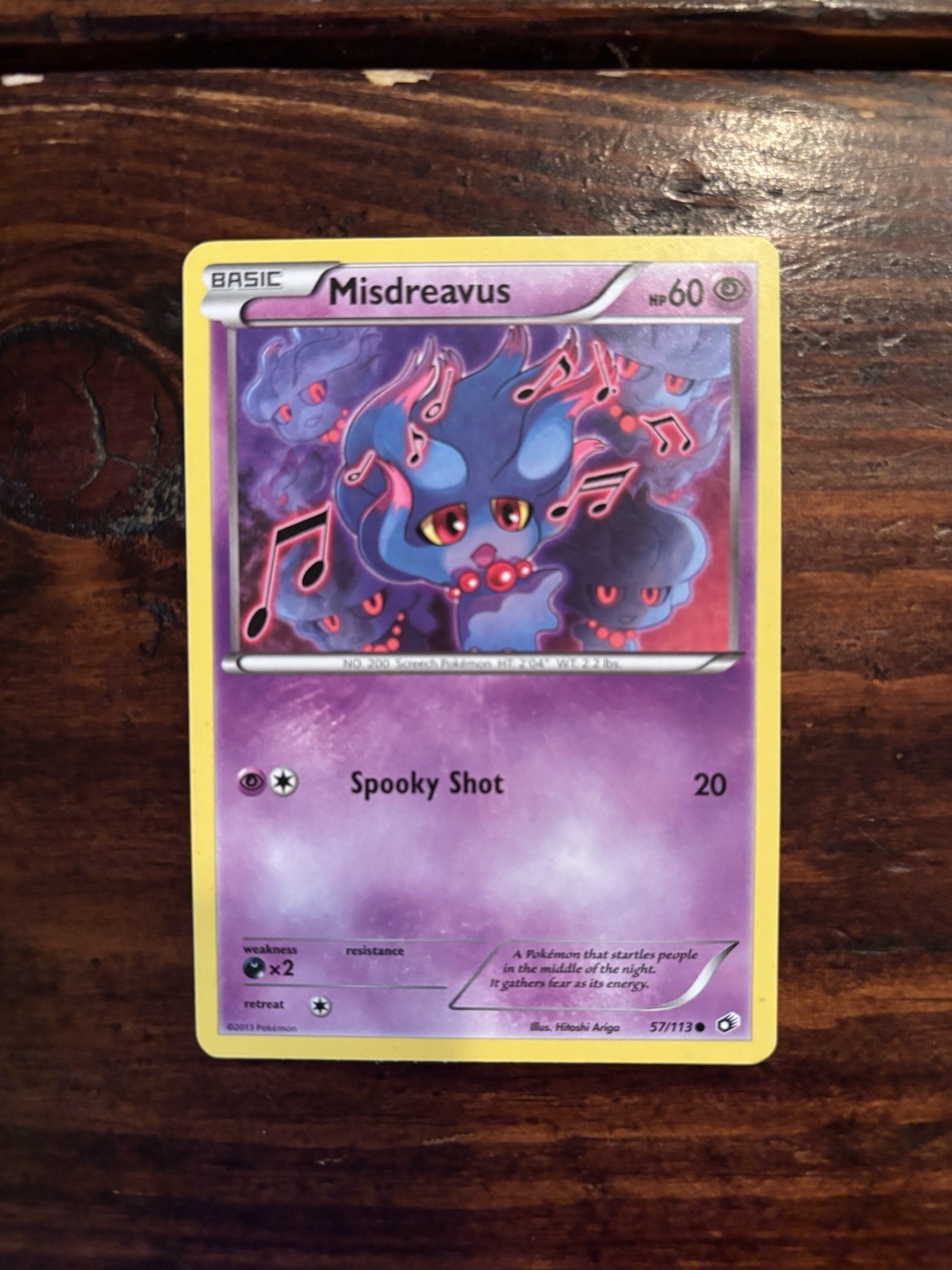 Pokemon TCG Misdreavus 57/113 - Legendary Treasures