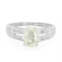 Cavill Ring Sterlingsilber 1,007Ct Orthoklas Damen Echtschmuck Hellgelb