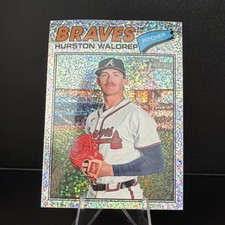 Hurston Waldrep 2026 Topps Heritage Sparkle Parallel #145 Atlanta Braves