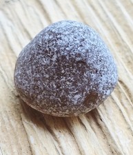 Rare Pirate/Black Sea Glass   Heavily Frosted Kick-Up-1800  s-Oldest  Rarest