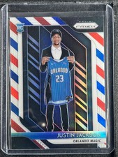 Jackson, Justin - 2018-19 Prizm - Rookie - Red/White/Blue