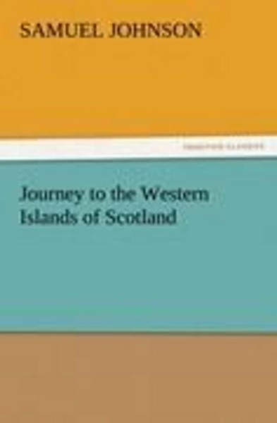 Journey To The Western Islands Of Scotland, Samuel Johnson-image