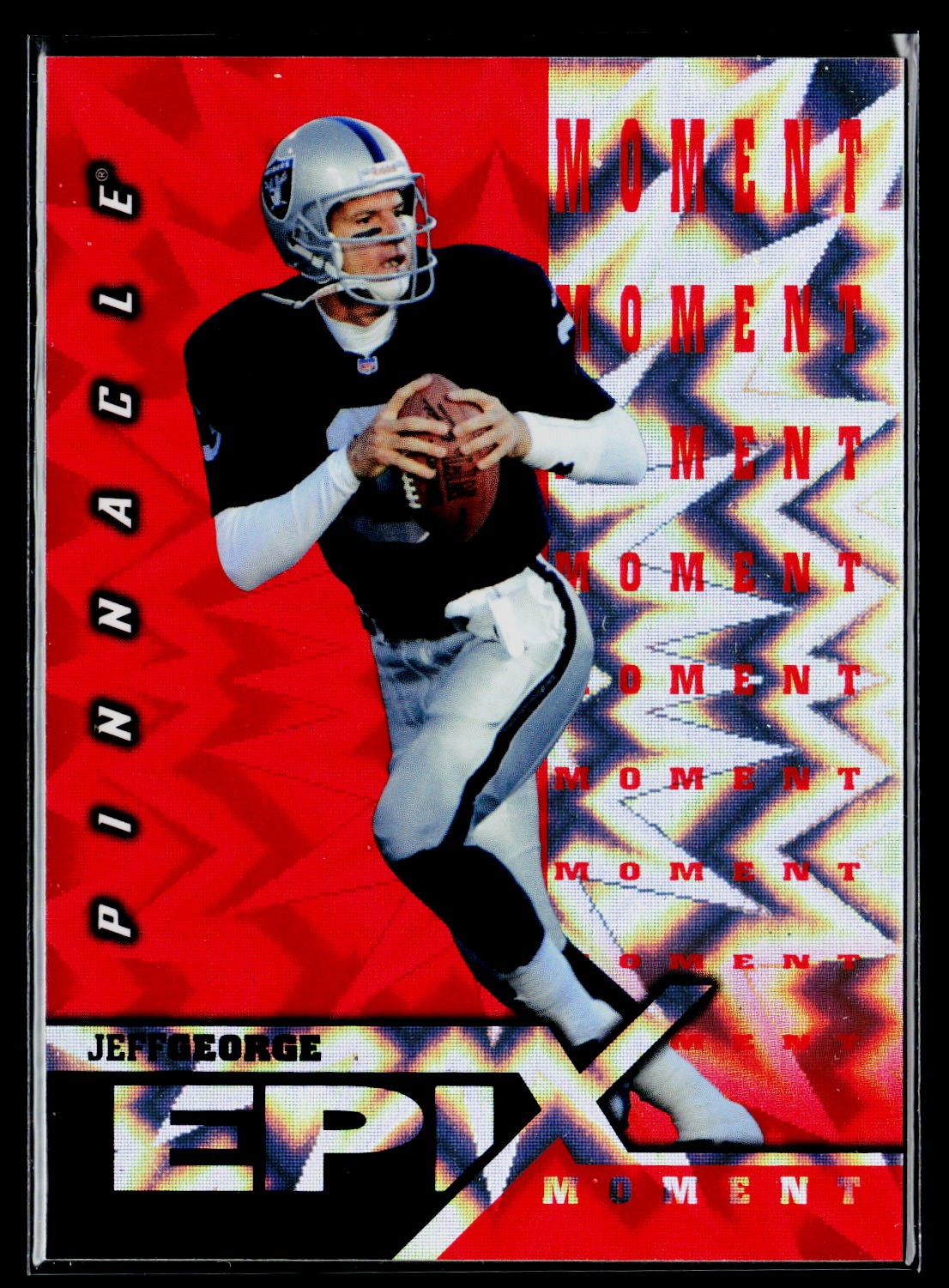 1997 Pinnacle Certified #E5 Jeff George Epix Orange