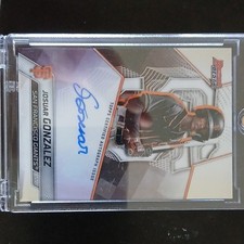 Topps 2025 Bowman's Best Josuar Gonzalez Autograph San Francisco Giants #B25-JG