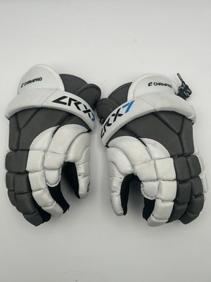 Champro LRX7 Junior Sz LGLL10 Gloves Split Cuff Adjustable Lace grey/white