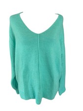 Vince Camuto V-Neck Sweater Green Sz M