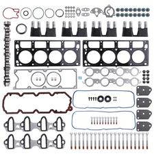 NON-AFM Lifters Kit Head Gasket Set,Head Bolts Lifters & Guides for GMC Chevy