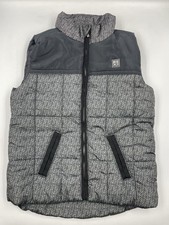 NEW Calvin Klein Jeans Puffer Vest Child 4T Black Gray Full Zip