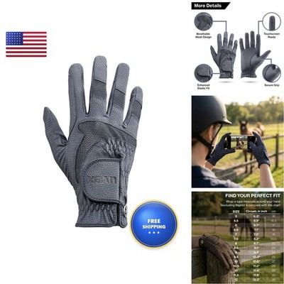 Uvex i-Performance 2 Riding Gloves Highly Elastic Grip Touchscreen Compatible