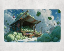 MTG Playmat | Cabbage Man Themed Playmat | Avatar | Unofficial MTG Playmat