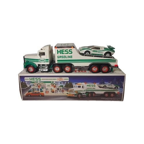 1991 Hess Toy Truck And Racer - Lights Work - SEE DESC
