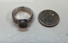 925 Sterling silver Zebra Print Shell Inlay Ring 5.4g — photo 6