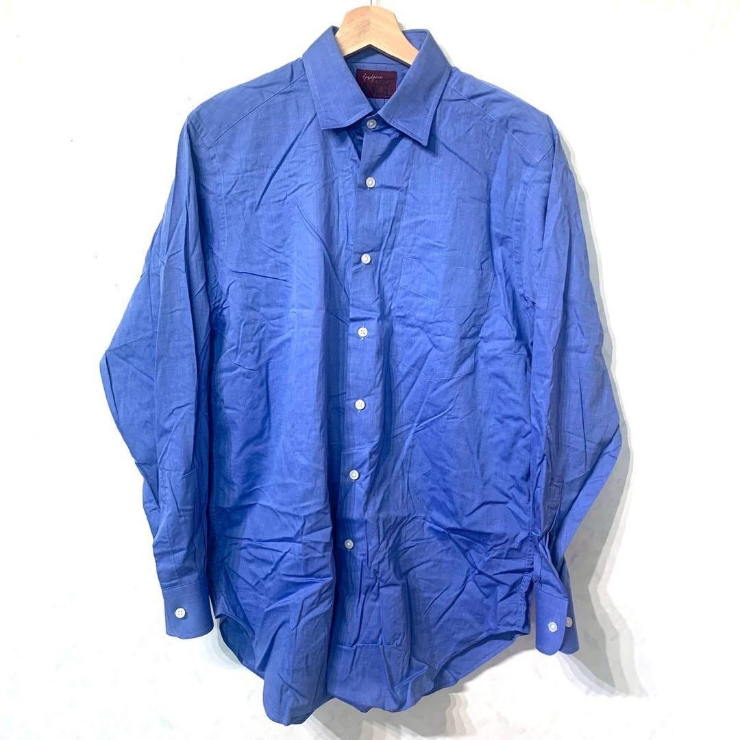 USED YOHJI YAMAMOTO A.A.R SHIRT BLUE VERYGOOD - Gem