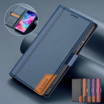Handy Hülle Magnet Flip Book Case Für Xiaomi Redmi Note 14 13 Pro Plus 12 Pro 11