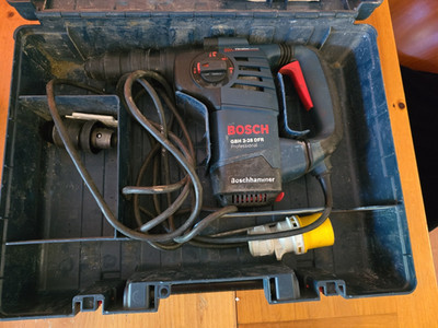 Bosch GBH 3-28 DFR 110V 3 Funktionen Hammer SDS Plus mit extra Bohrfutter