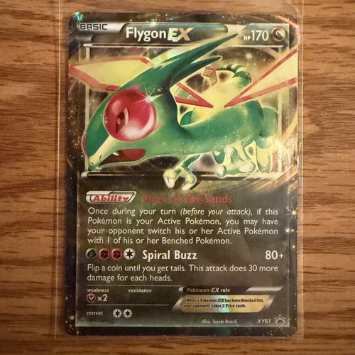 Flygon EX  XY61 Black Star Promo Pokemon Card LP