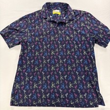 Nicklaus Eco Choice Men’s Navy Flamingo Polo L