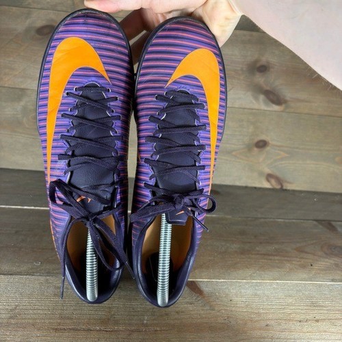 Nike Mercurial X Victoria VI TF Hombres Talla 8 Zapatos de Fútbol Púrpura Césped Tenis - Imagen 6 de 8