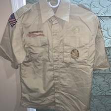 Boy Scout BSA UNIFORM New Style SHIRT Youth Large Short Sleeve J44