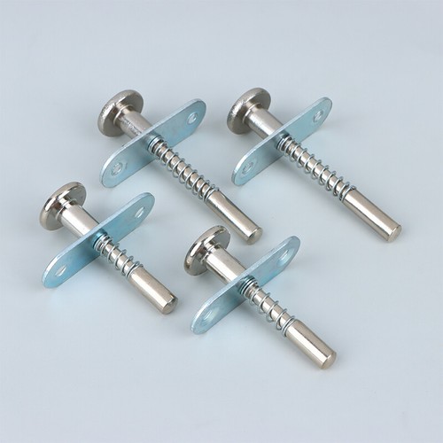 2pcs Plunger Latches Spring-Loaded Door Lift Adjustment Rod Latch Door ...