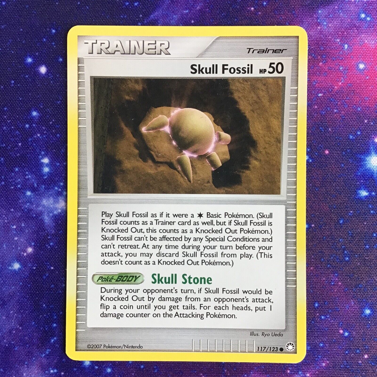 Skull Fossil - 117/123 - Vintage (Diamond & Pearl: Mysterious Treasures) Pokemon