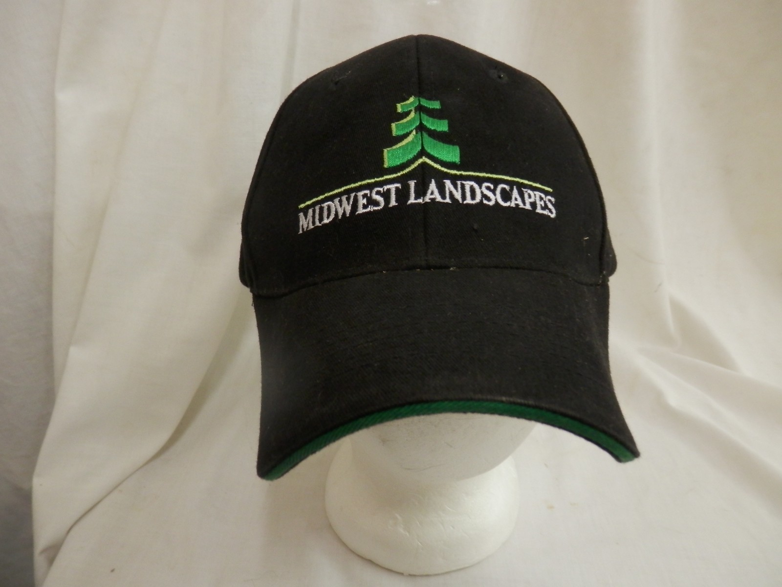 trucker hat baseball cap Midwest Landscapes black cloth cool rare punk retro