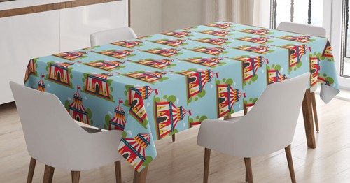 GAMUSI Weihnachtstischdecke – 160x350 Cm, Schmutzabweisend, 80% Baumwolle, Mit Baum-Motiv