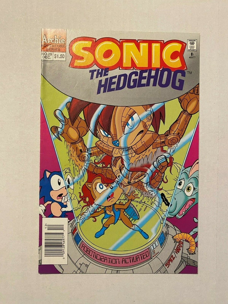 SONIC THE HEDGEHOG #29 VF- 7.5 NEWSSTAND VARIANT ARCHIE COMICS | eBay